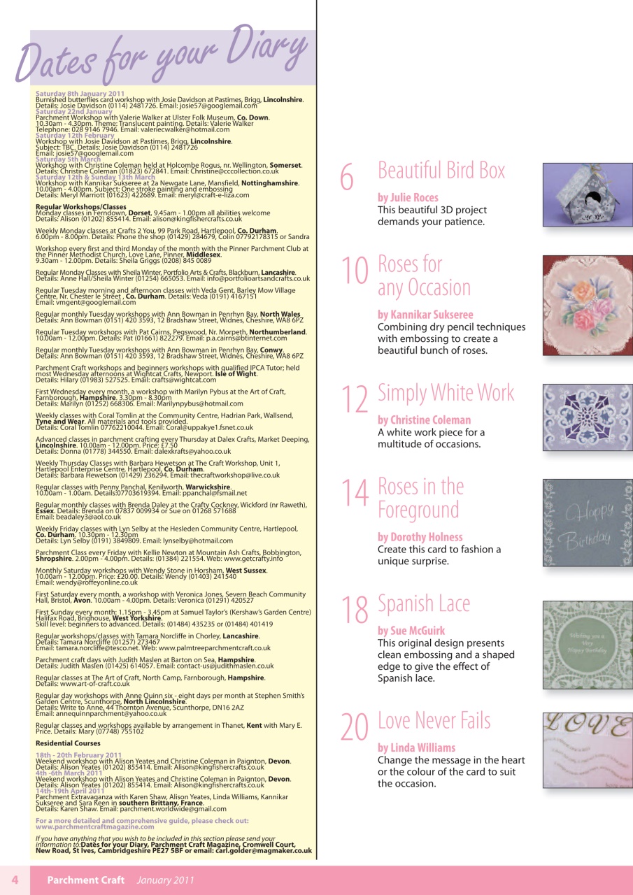 Parchment Craft Preview Pages