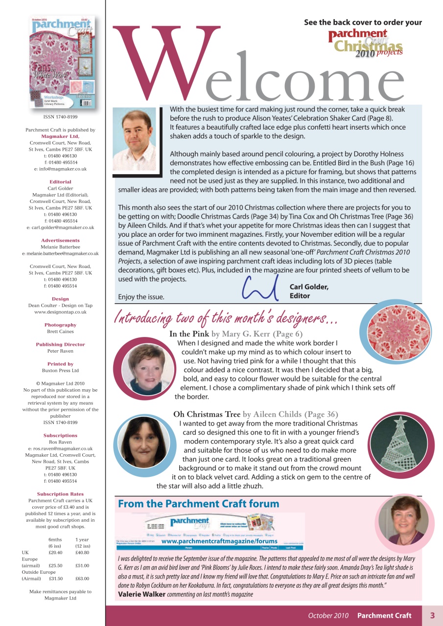 Parchment Craft Preview Pages