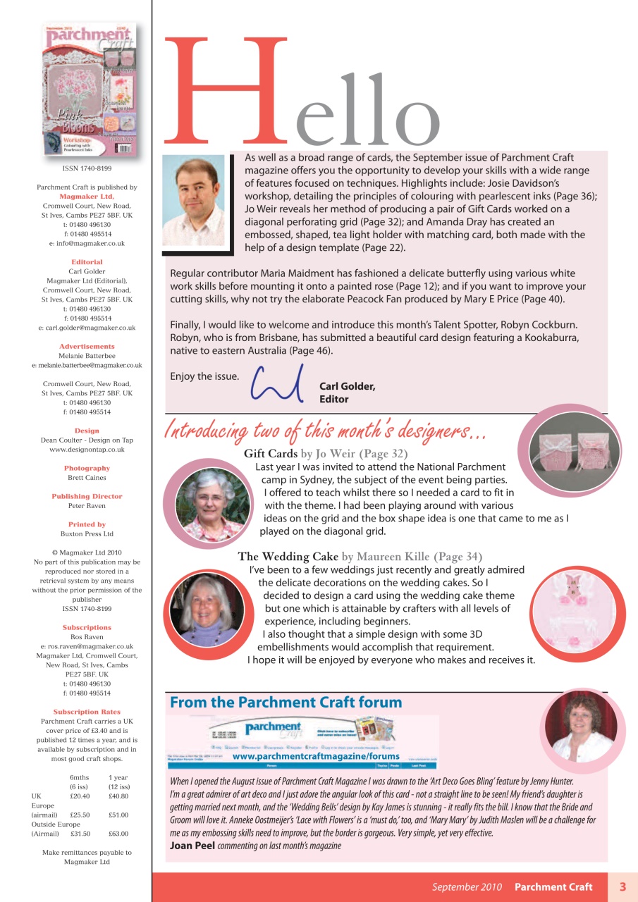 Parchment Craft Preview Pages