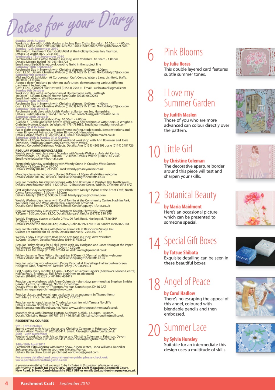 Parchment Craft Preview Pages