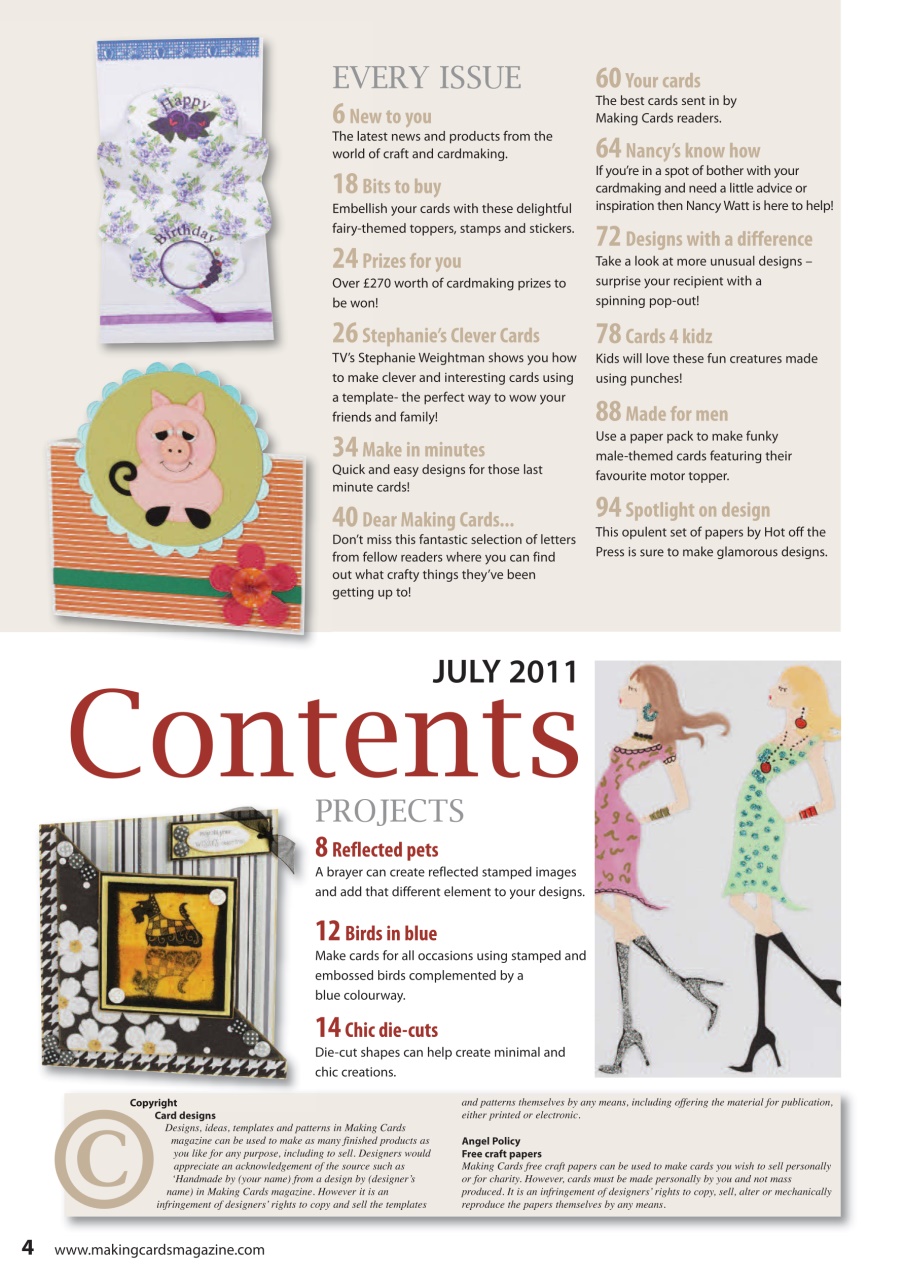 Making Cards & Papercraft Preview Pages