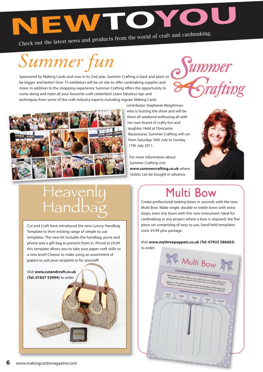 Making Cards & Papercraft Preview Pages