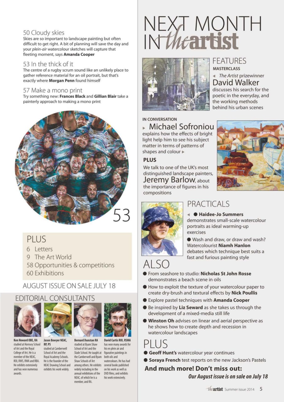 The Artist Preview Pages