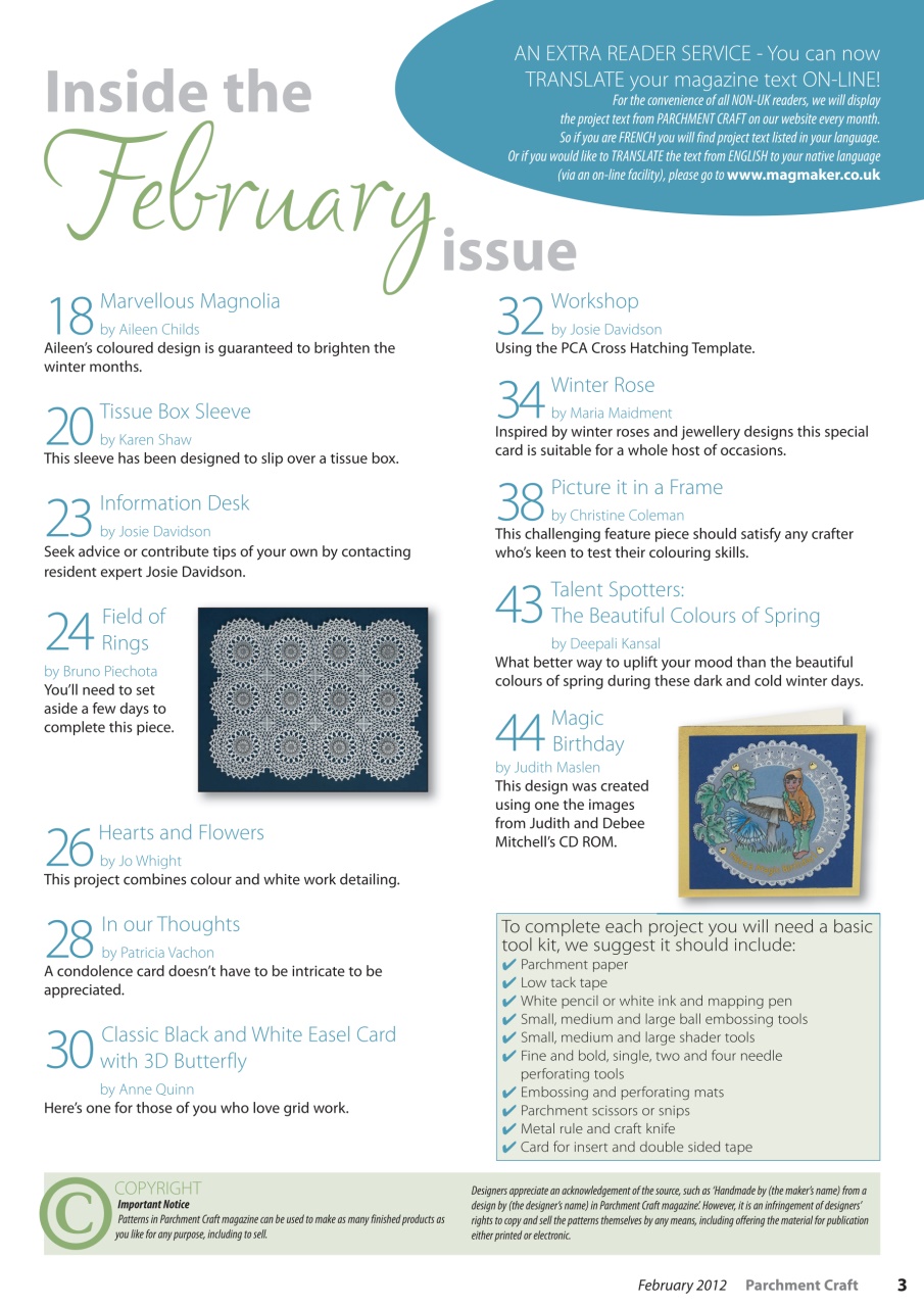 Parchment Craft Preview Pages