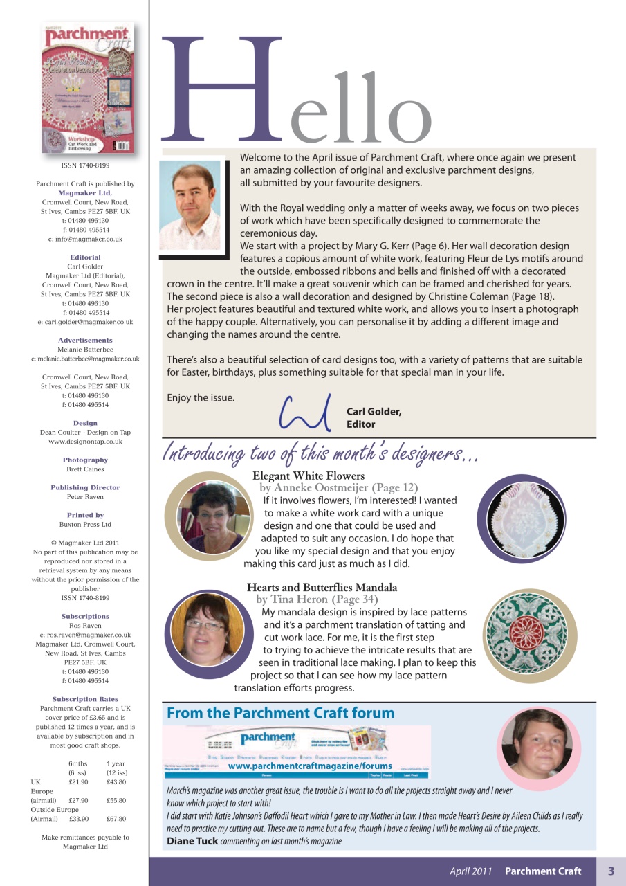 Parchment Craft Preview Pages