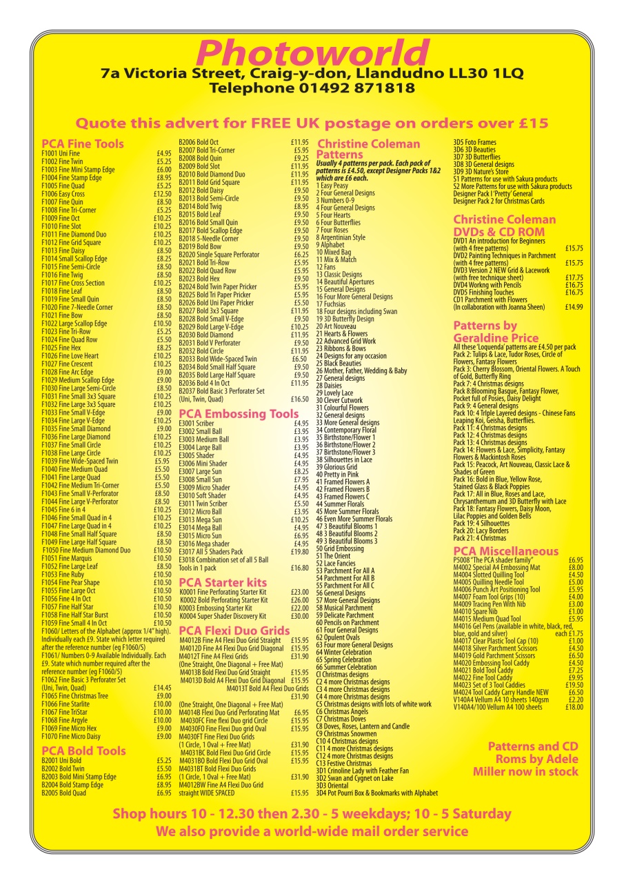 Parchment Craft Preview Pages