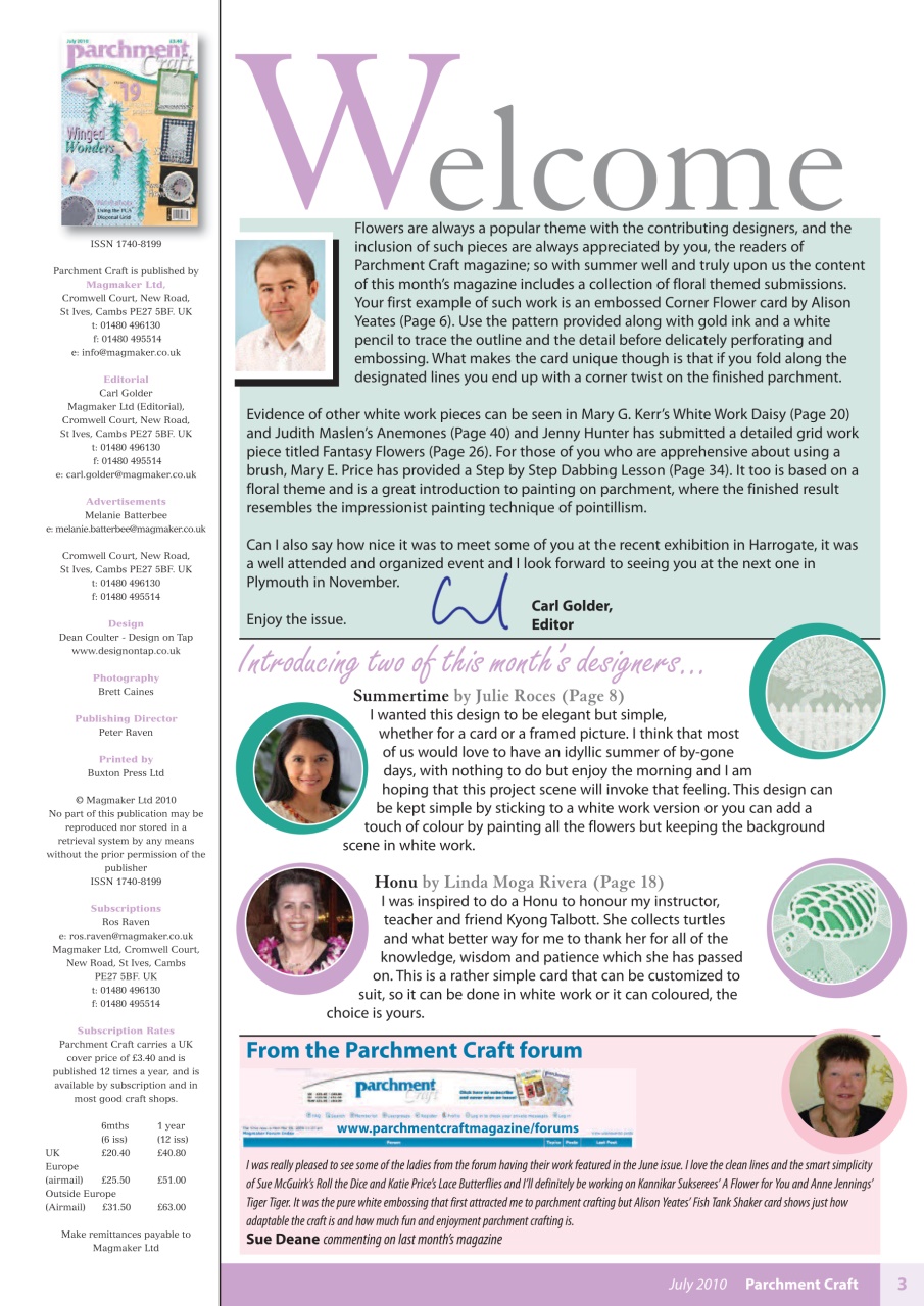 Parchment Craft Preview Pages