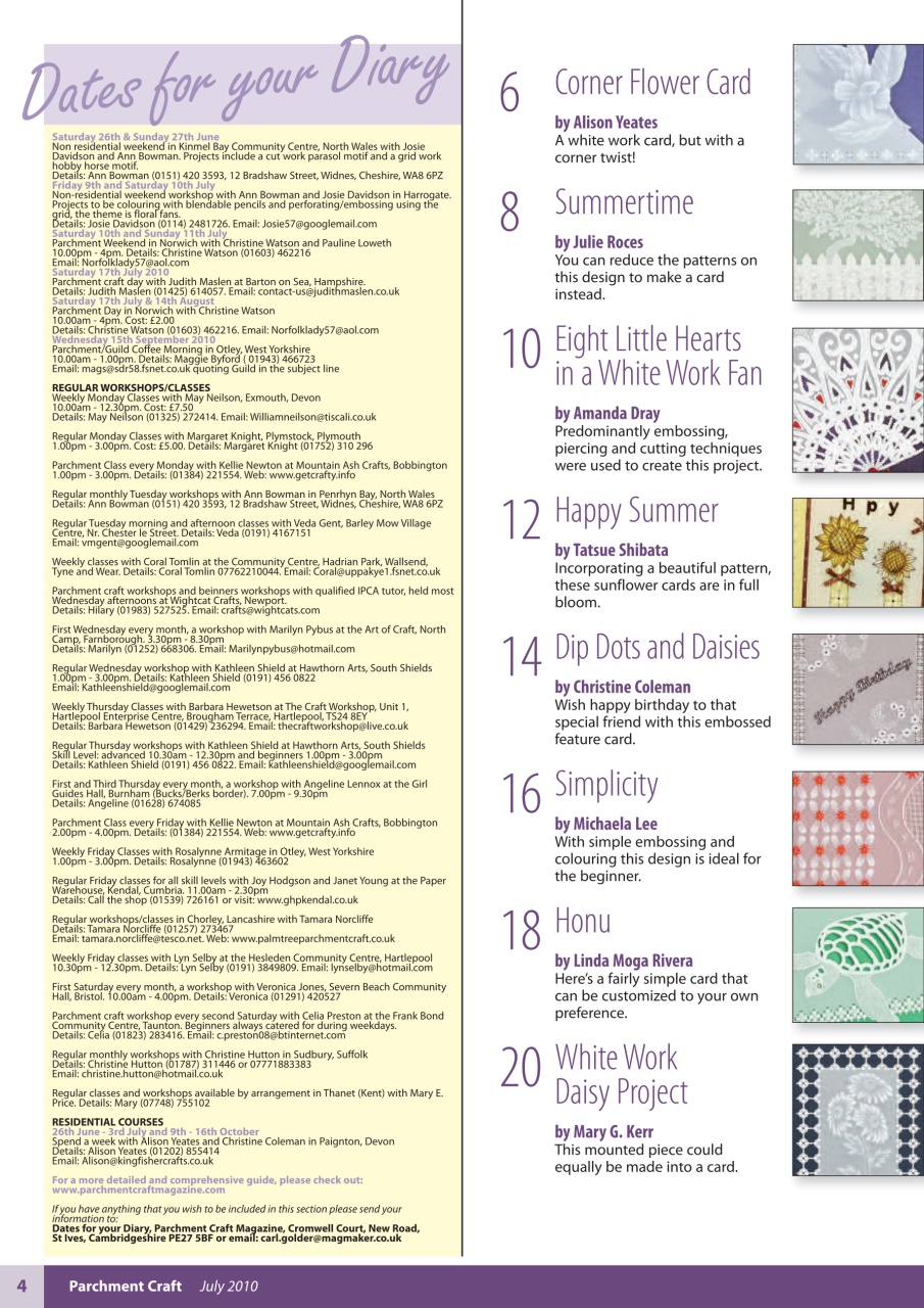 Parchment Craft Preview Pages