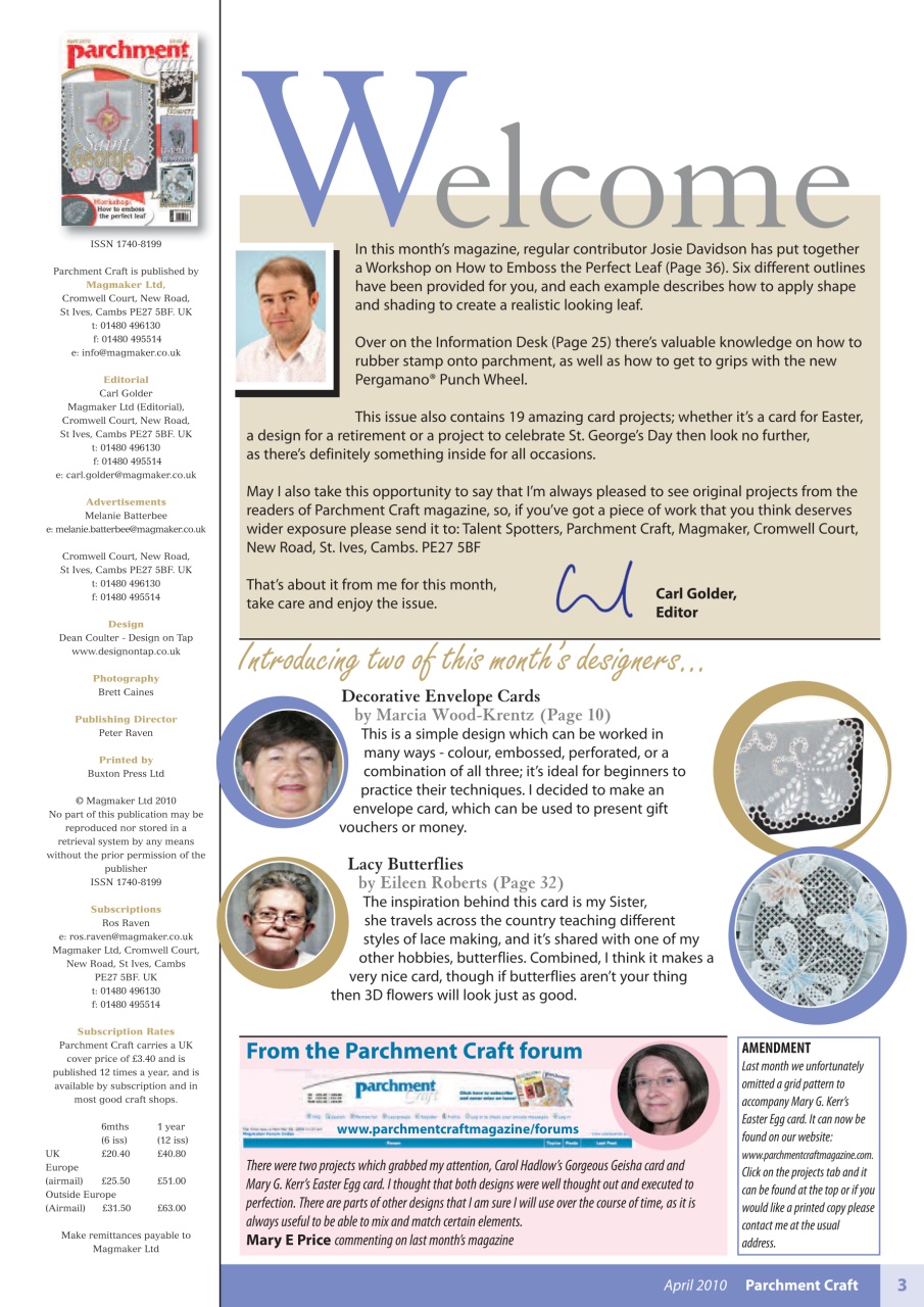 Parchment Craft Preview Pages