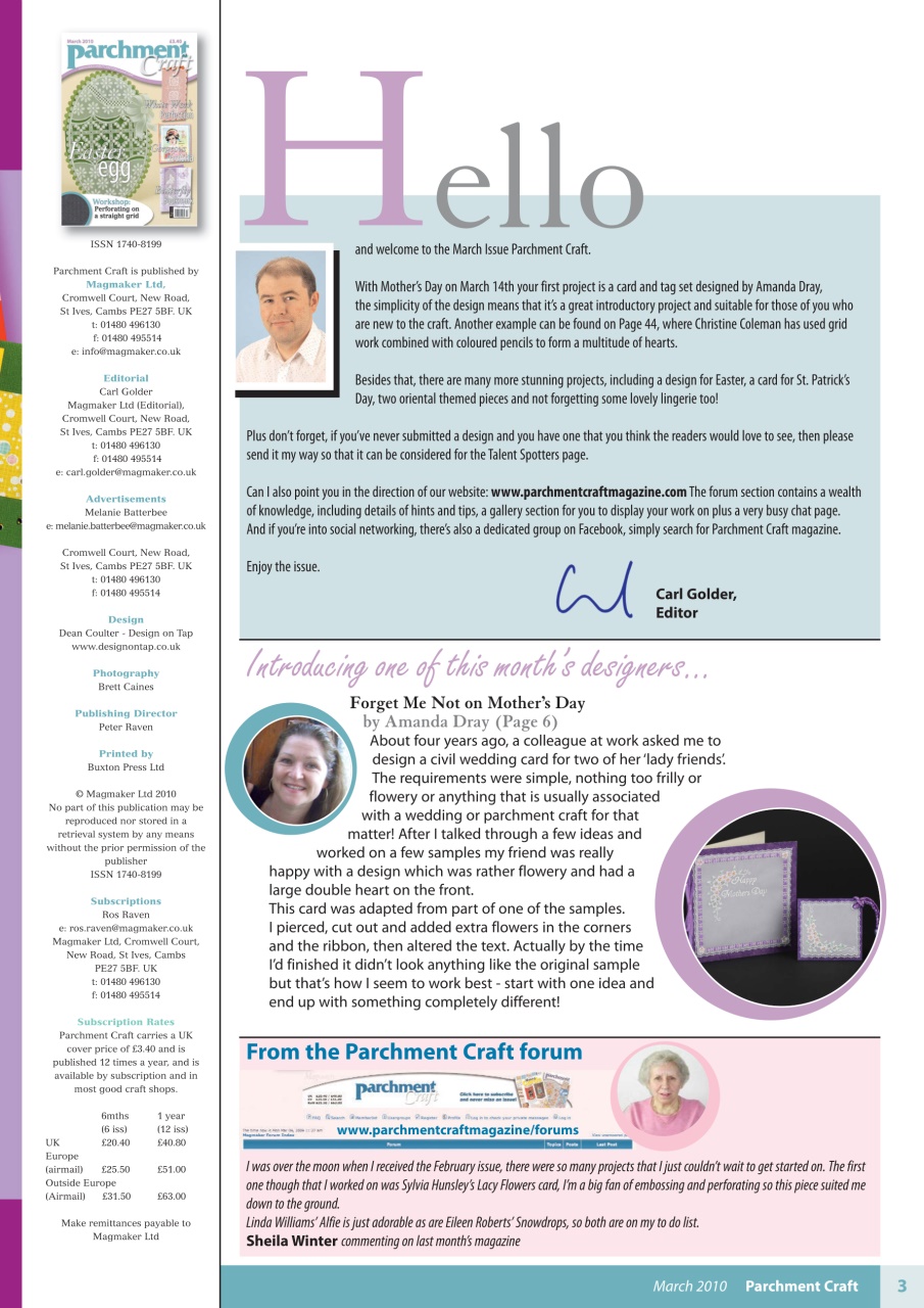 Parchment Craft Preview Pages