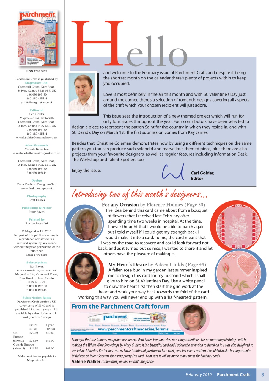 Parchment Craft Preview Pages