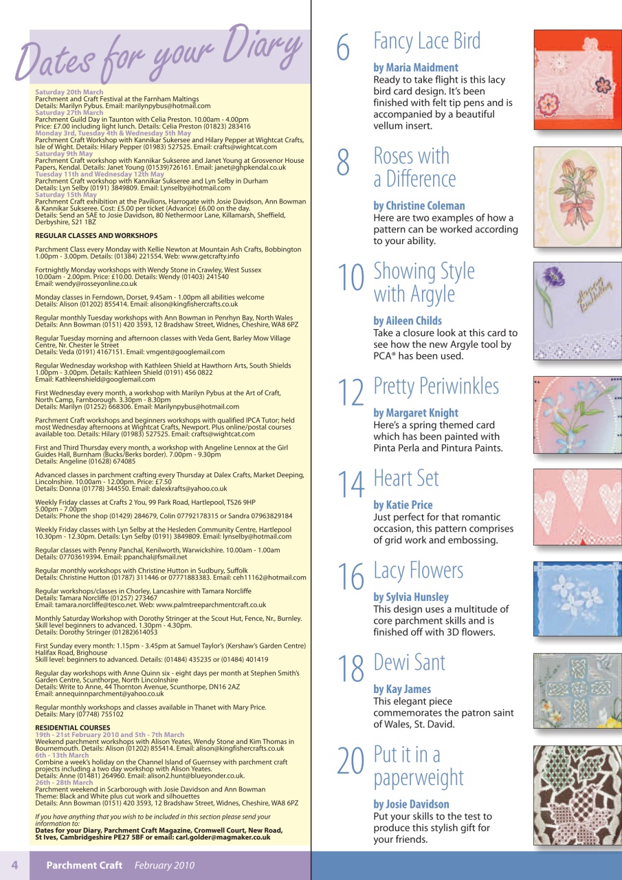 Parchment Craft Preview Pages