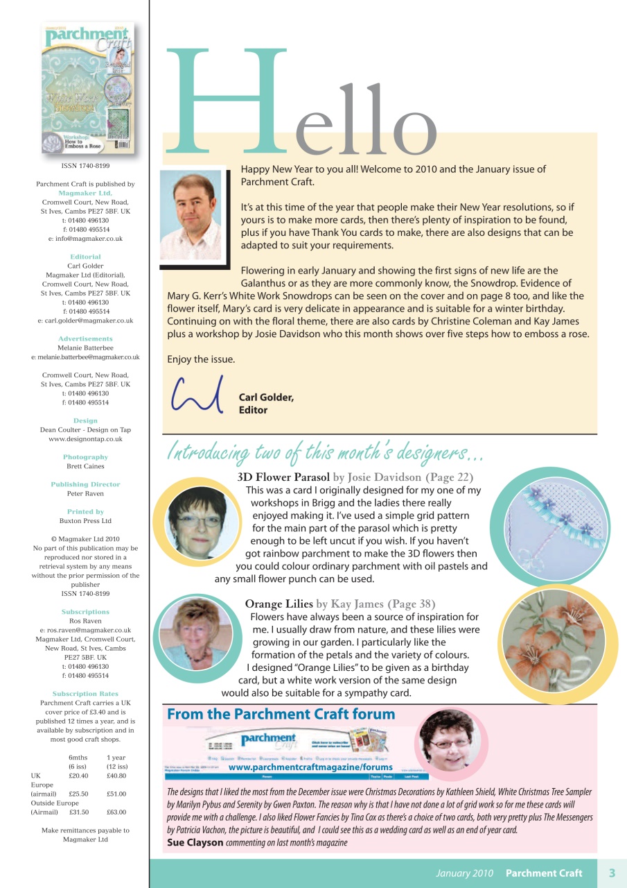 Parchment Craft Preview Pages