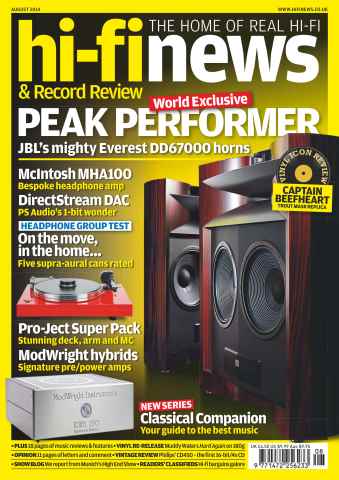 Hi-Fi News issue August 2014