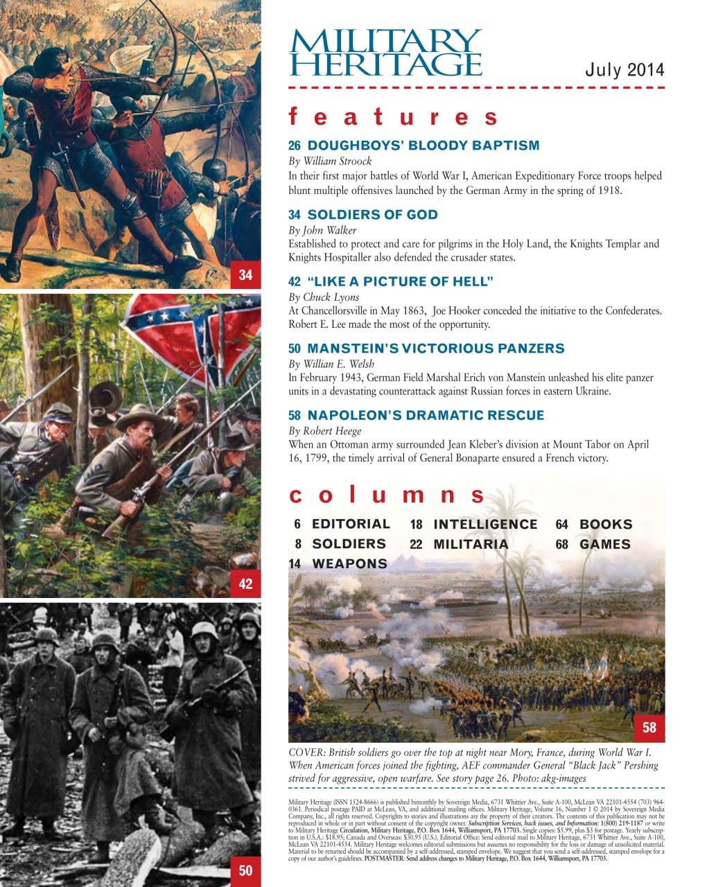 Military Heritage Preview Pages