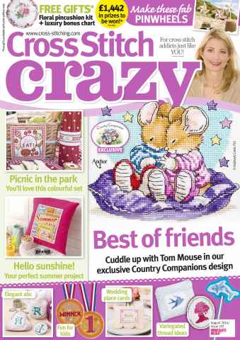 Cross Stitch Crazy issue August 2014