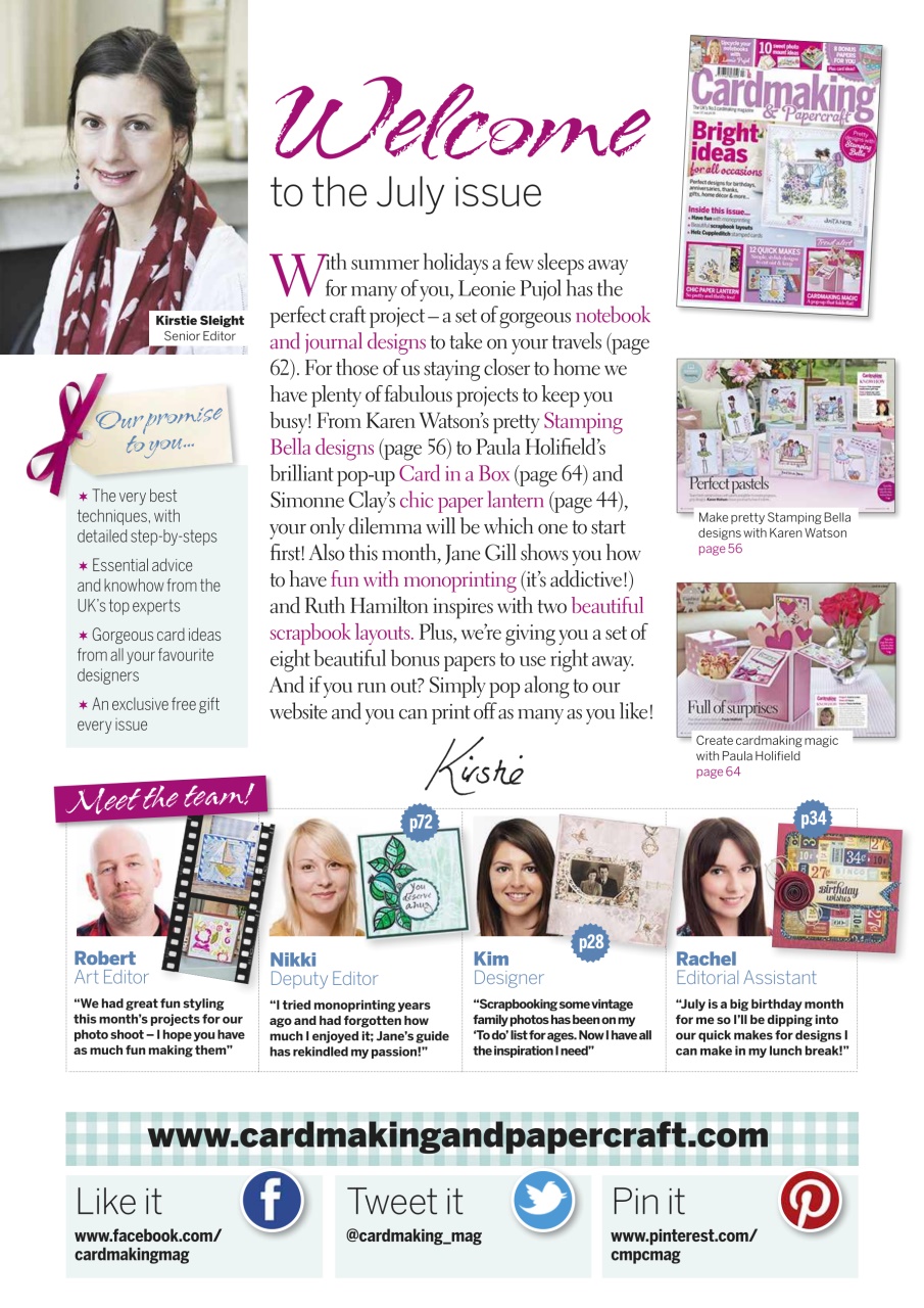 Cardmaking & Papercraft Preview Pages