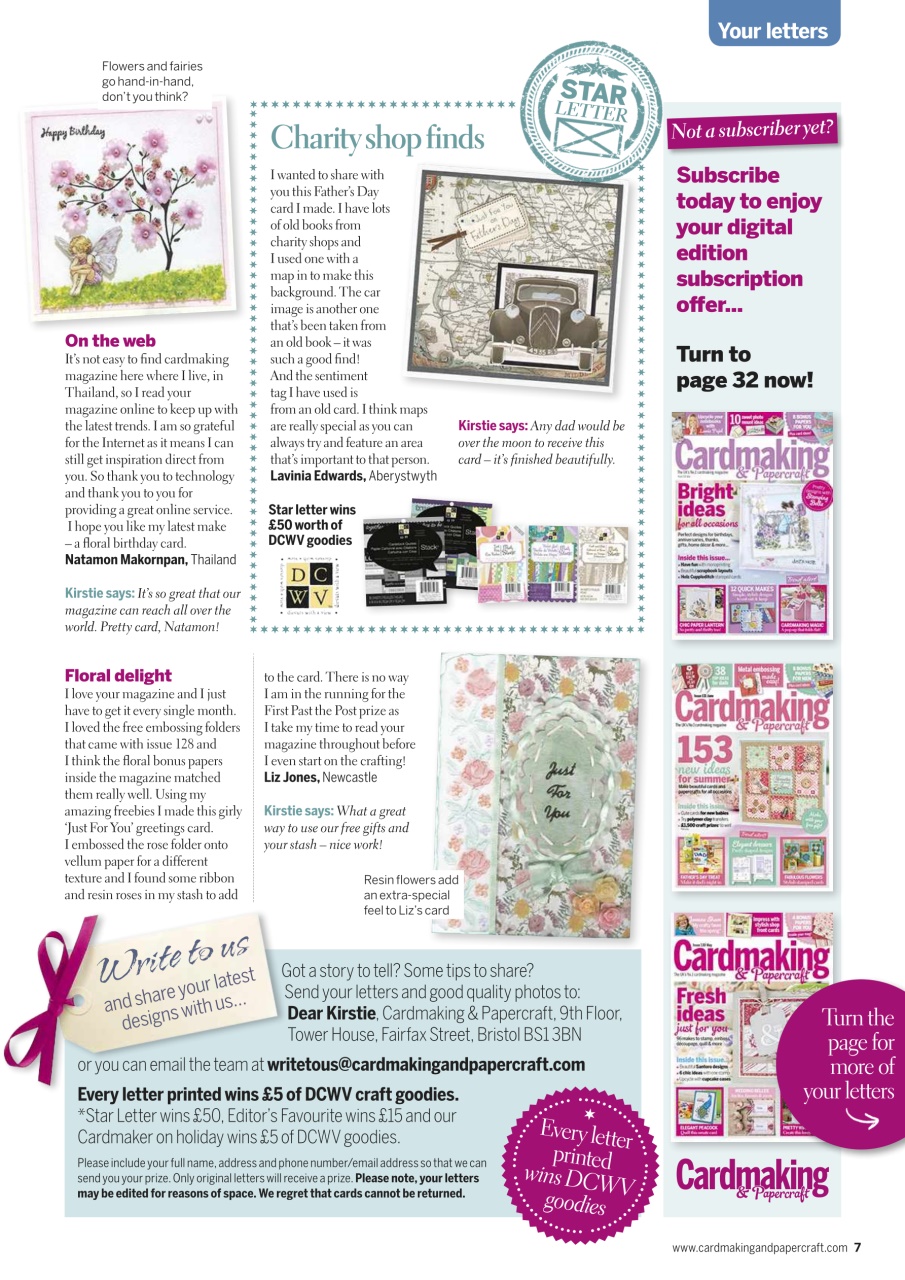 Cardmaking & Papercraft Preview Pages