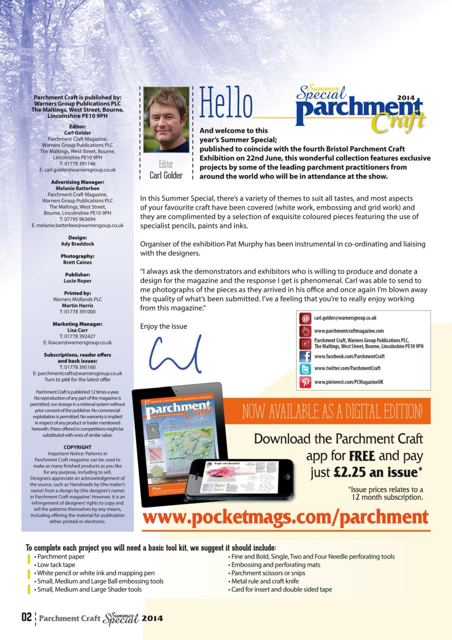 Parchment Craft Preview Pages