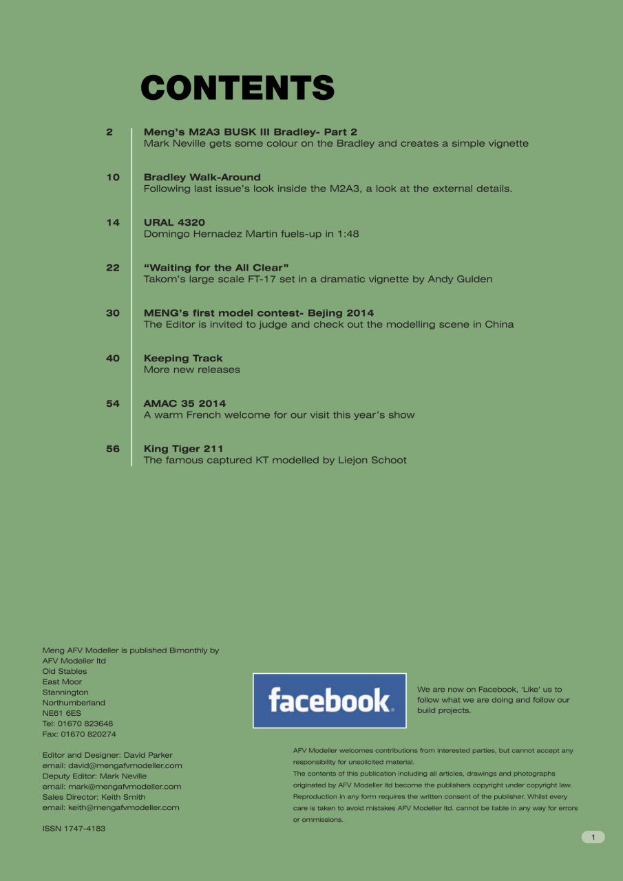 Meng AFV Modeller Preview Pages