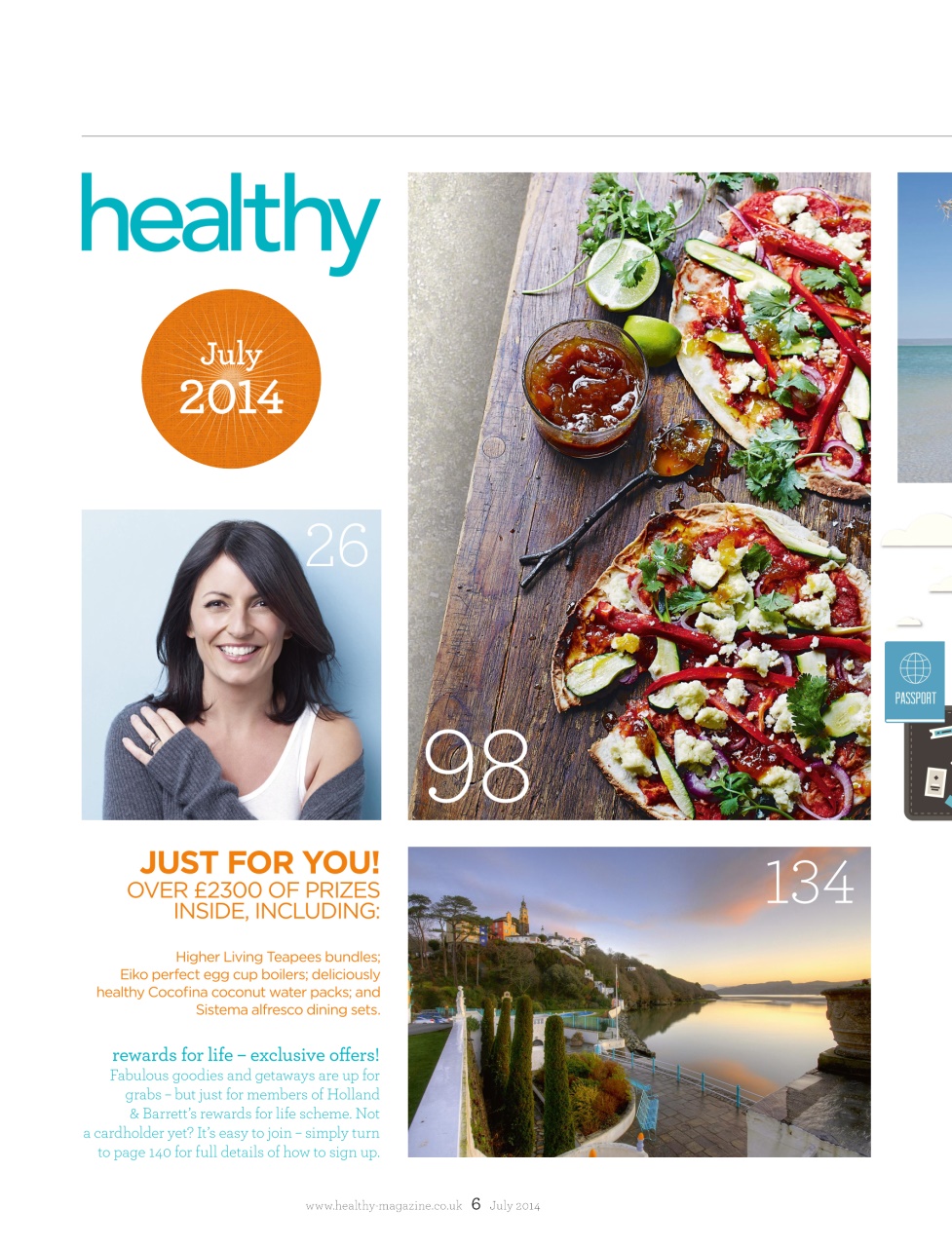 Healthy Magazine Preview Pages