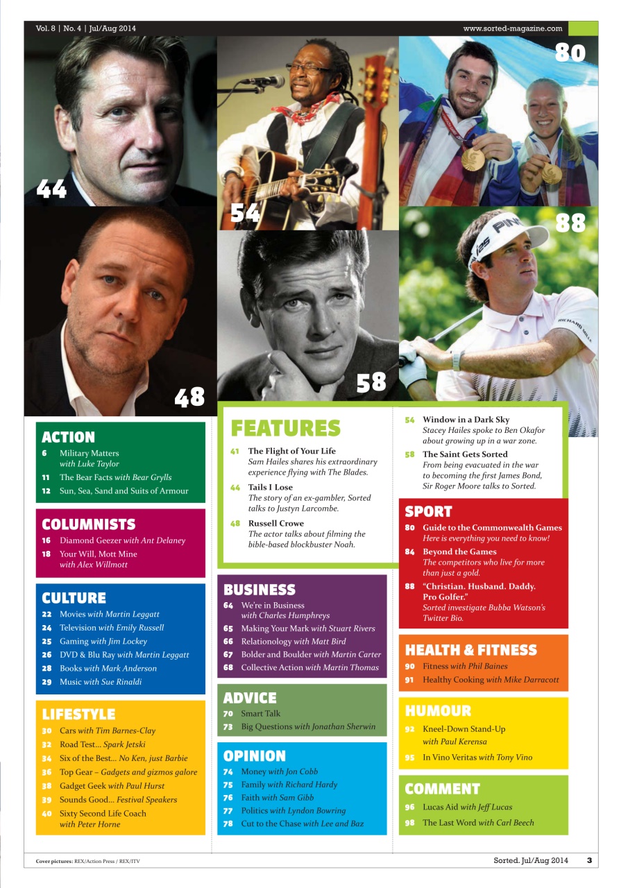 Sorted Magazine – The men's mag with morals Preview Pages