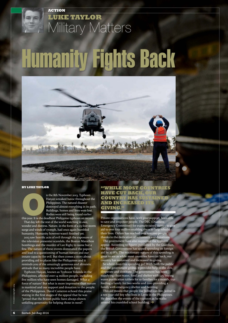 Sorted Magazine – The men's mag with morals Preview Pages