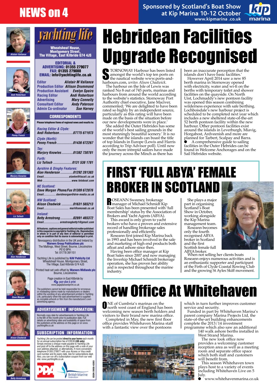 Yachting Life Preview Pages