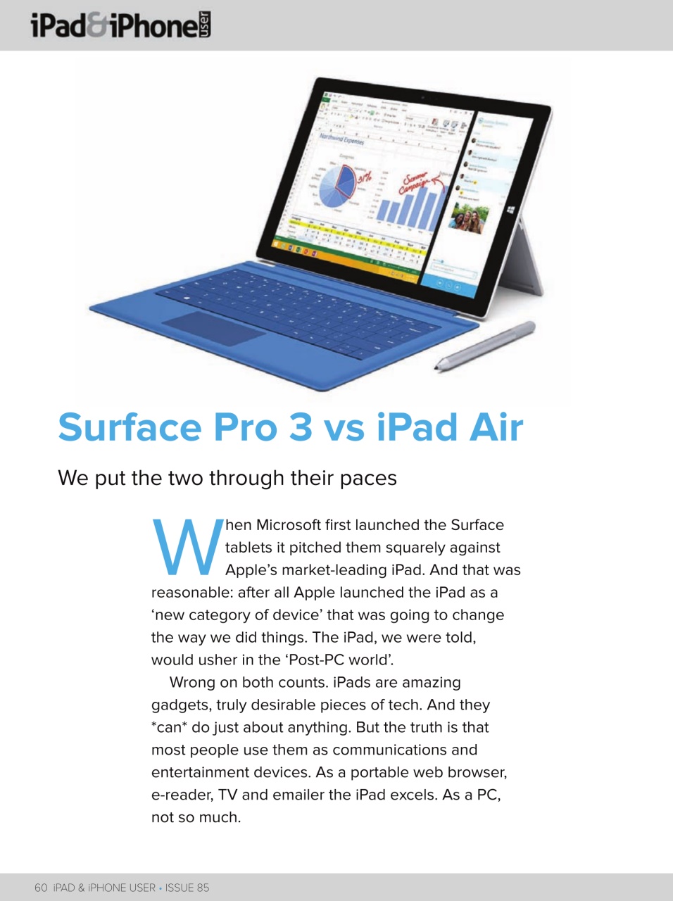 iPad and iPhone User Preview Pages
