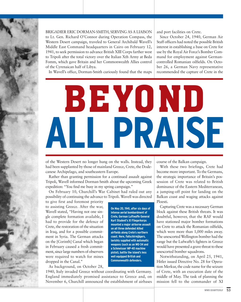 WWII Quarterly Preview Pages