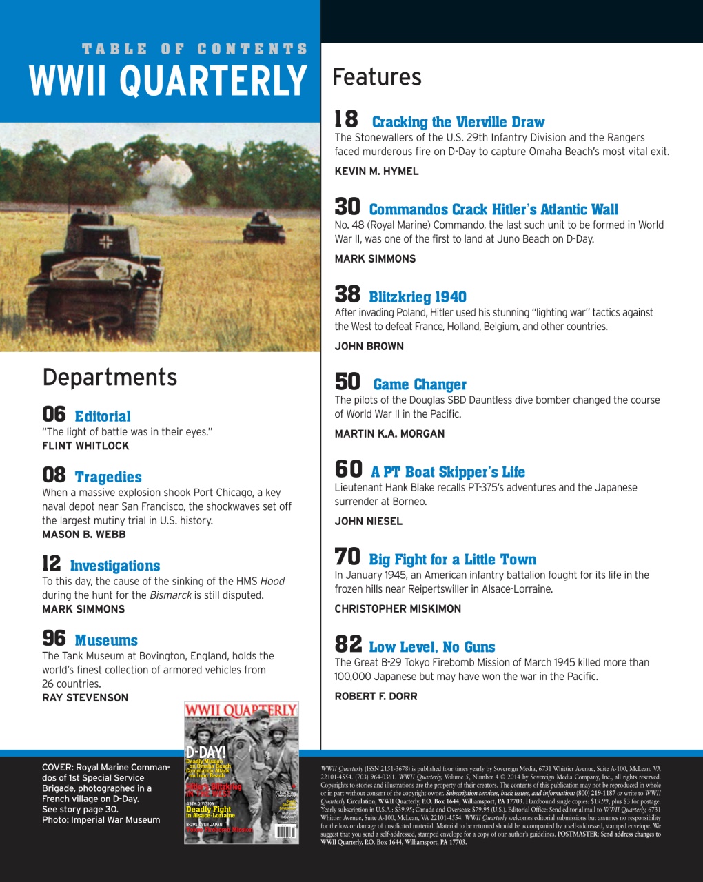 WWII Quarterly Preview Pages