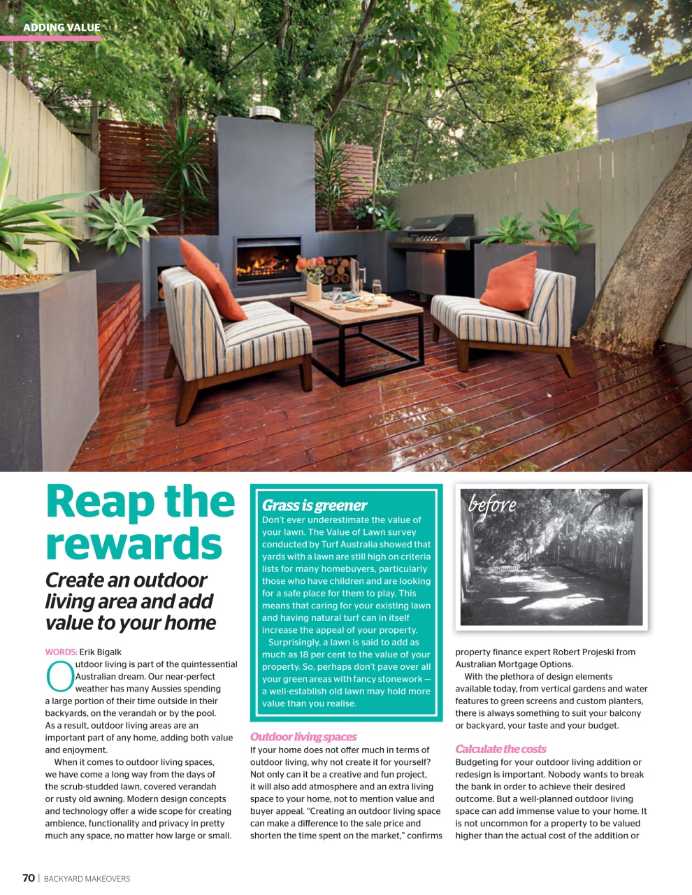 Backyard & Outdoor Living Preview Pages