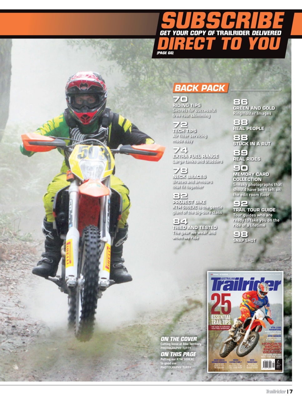 Trailrider Preview Pages