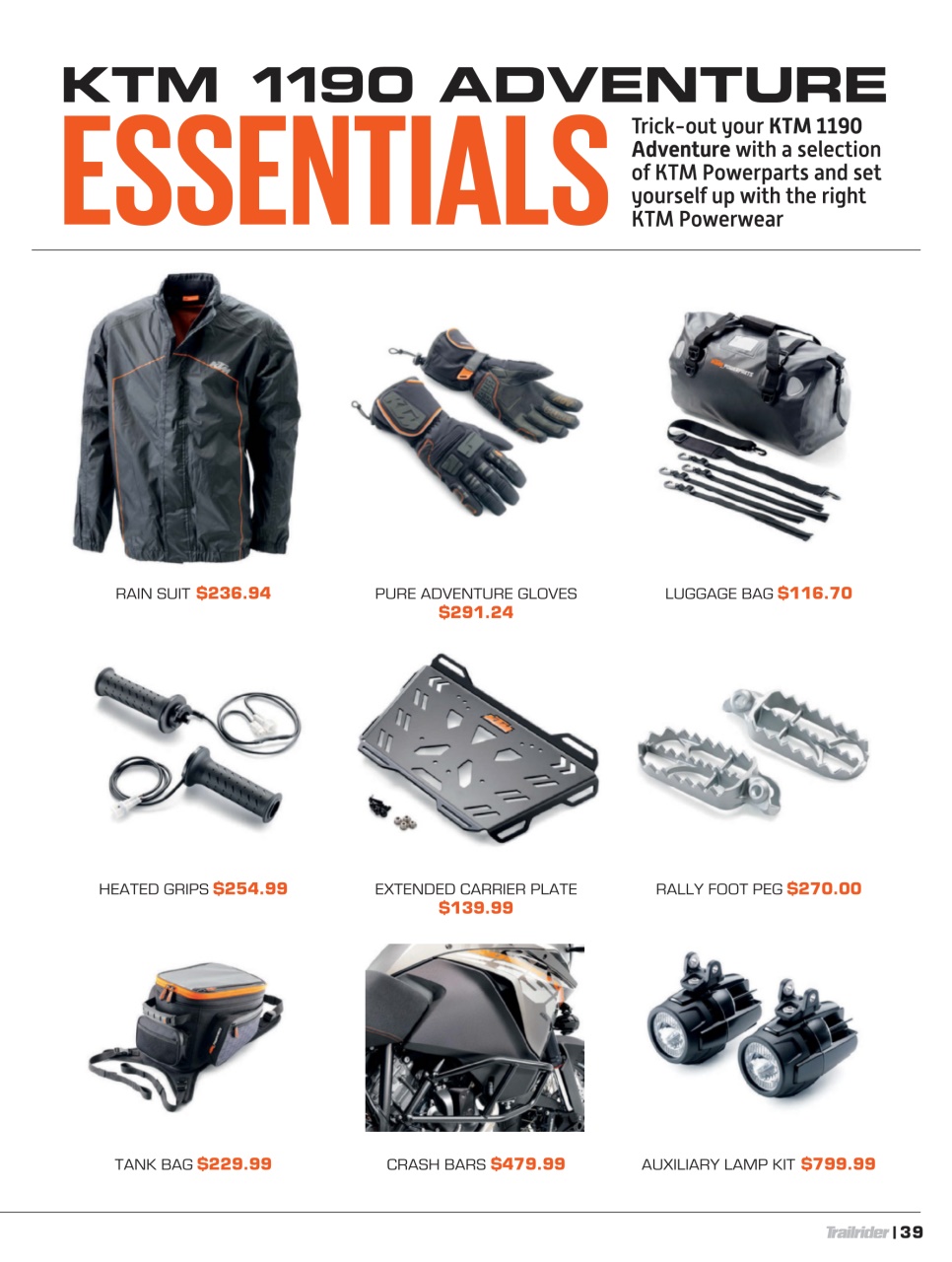 Trailrider Preview Pages