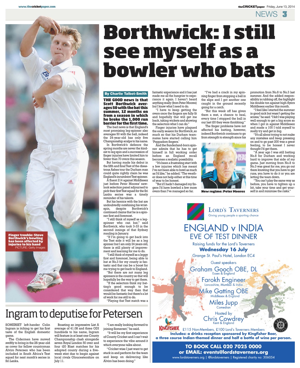 The Cricket Paper Preview Pages