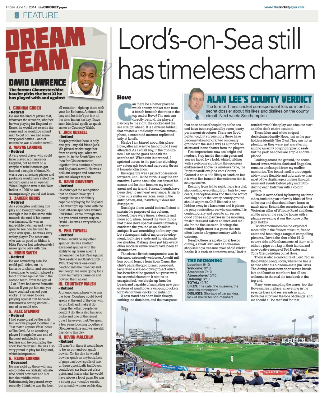 The Cricket Paper Preview Pages