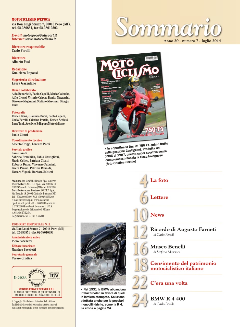 Motociclismo d'Epoca Preview Pages