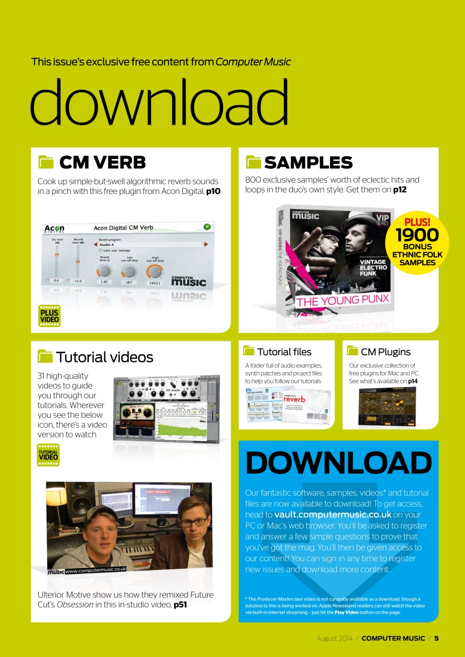 Computer Music Preview Pages