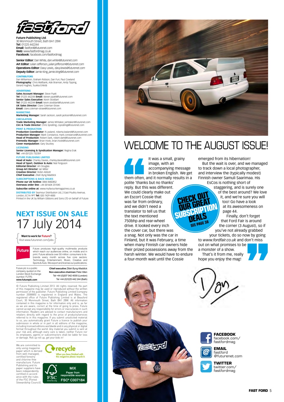 Fast Ford Preview Pages