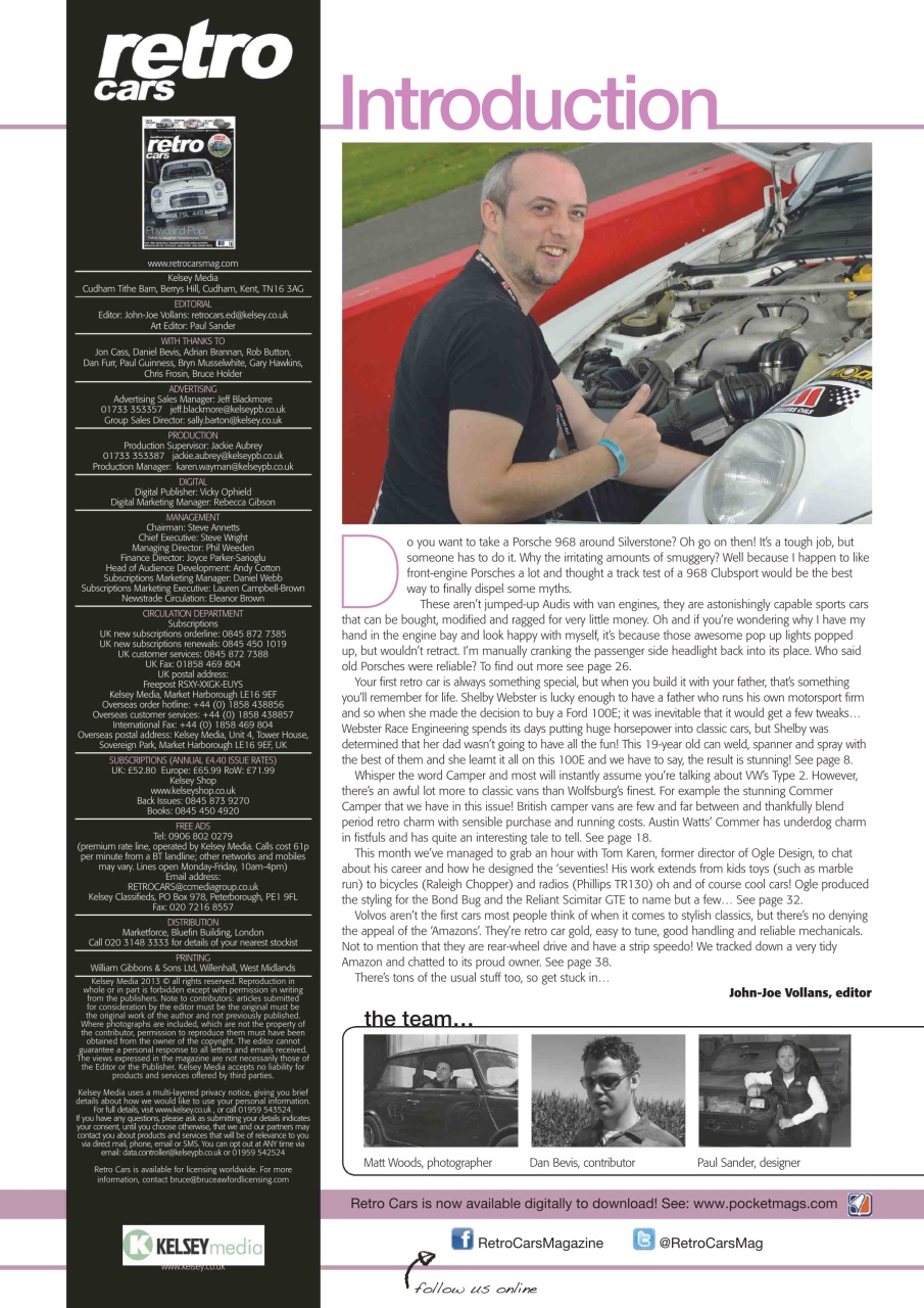 Retro Cars Preview Pages