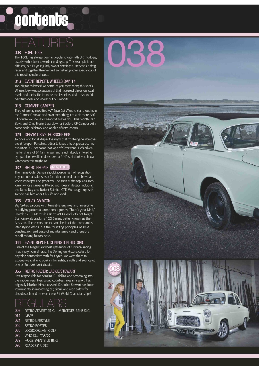 Retro Cars Preview Pages