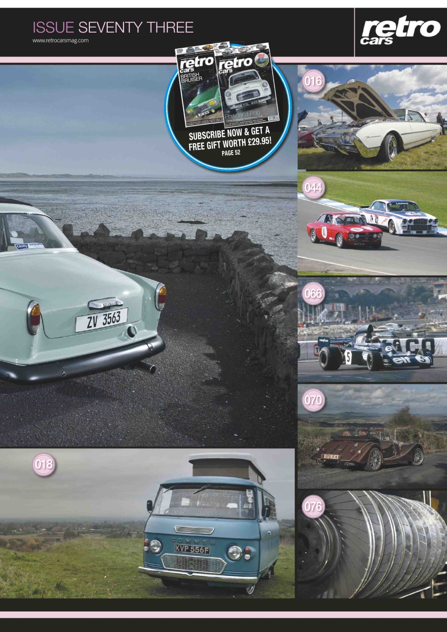 Retro Cars Preview Pages