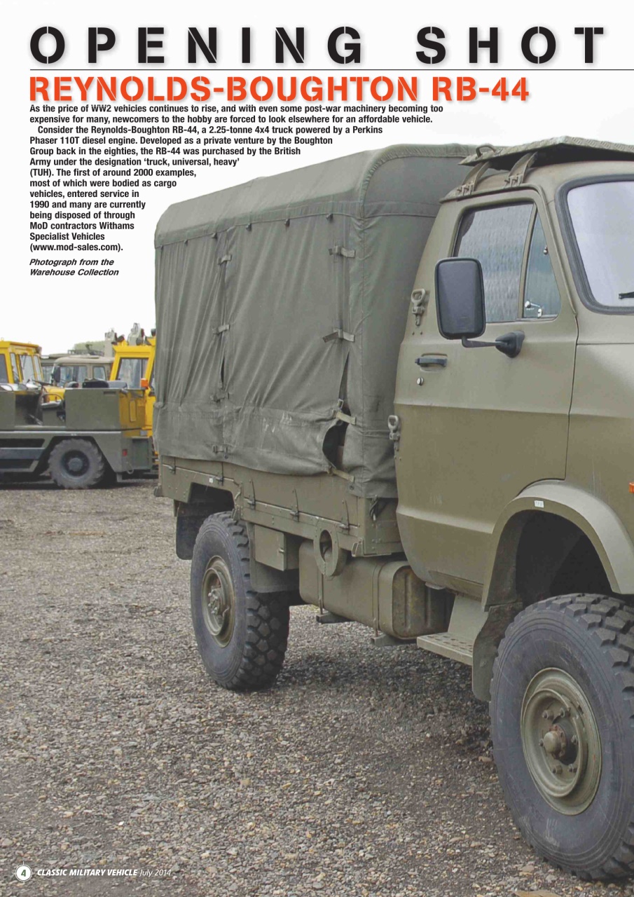 Classic Military Vehicle Preview Pages