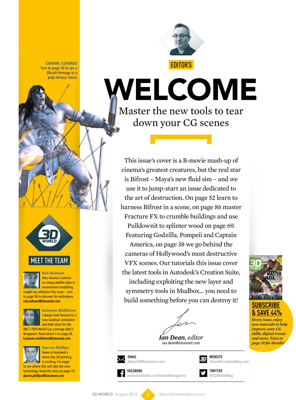 3D World Preview Pages