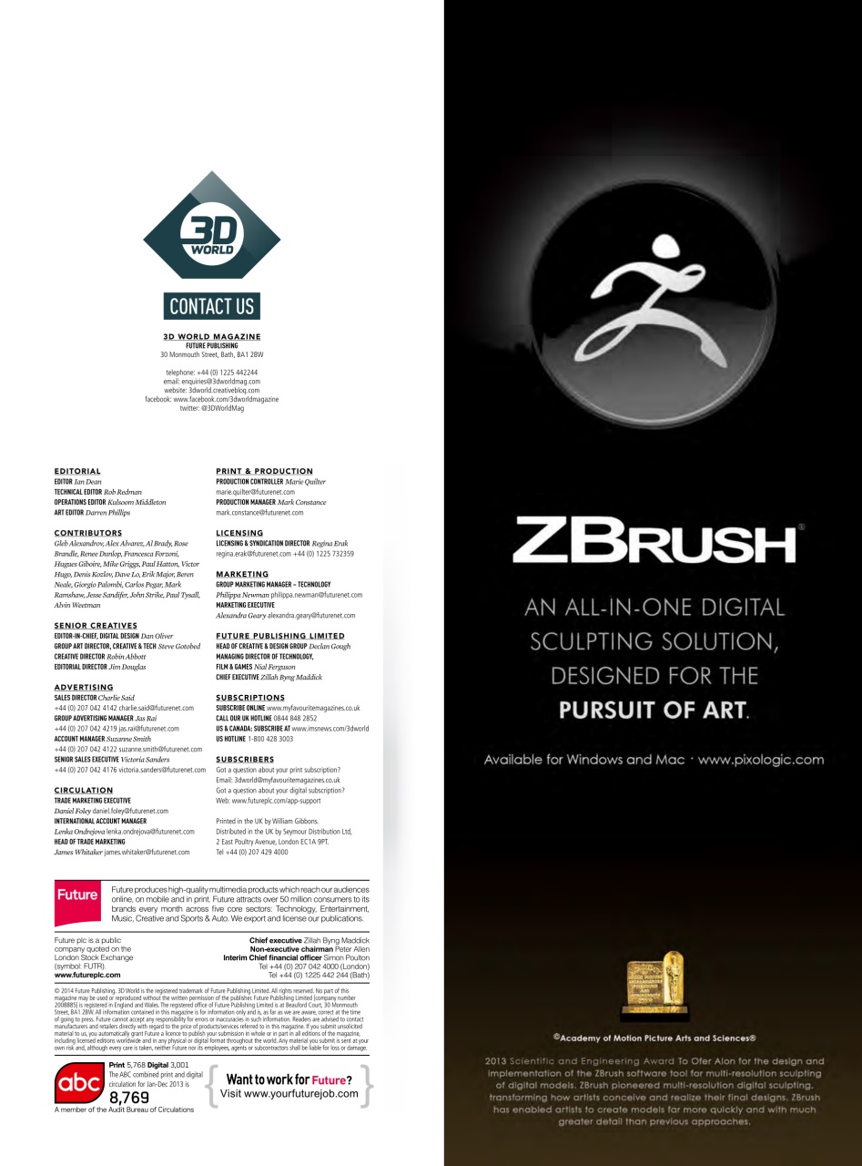 3D World Preview Pages