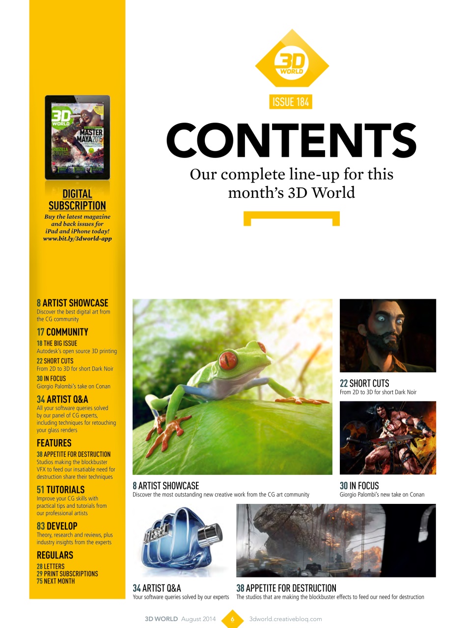 3D World Preview Pages