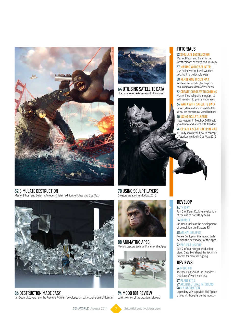 3D World Preview Pages