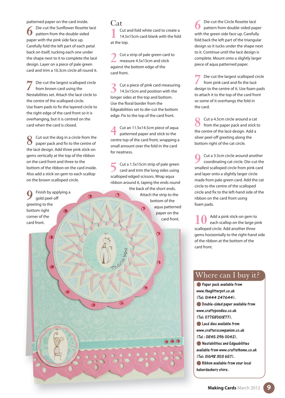 Making Cards & Papercraft Preview Pages