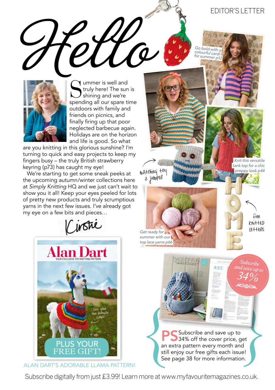 Simply Knitting Preview Pages