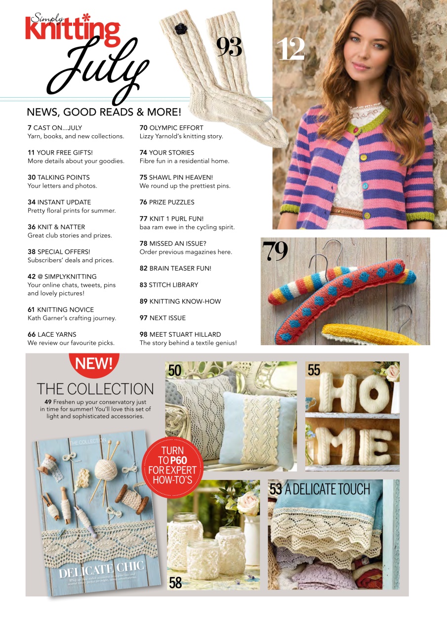 Simply Knitting Preview Pages